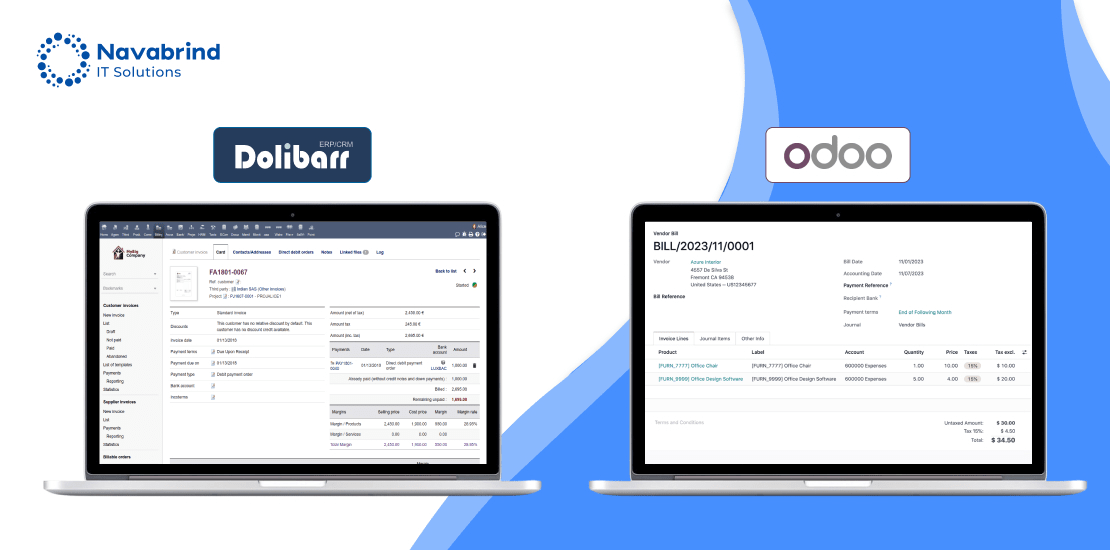 Odoo vs Dolibarr